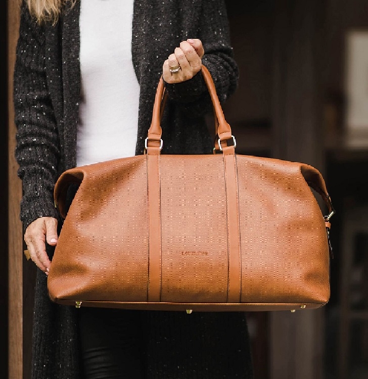 Leather weekend bag nz online